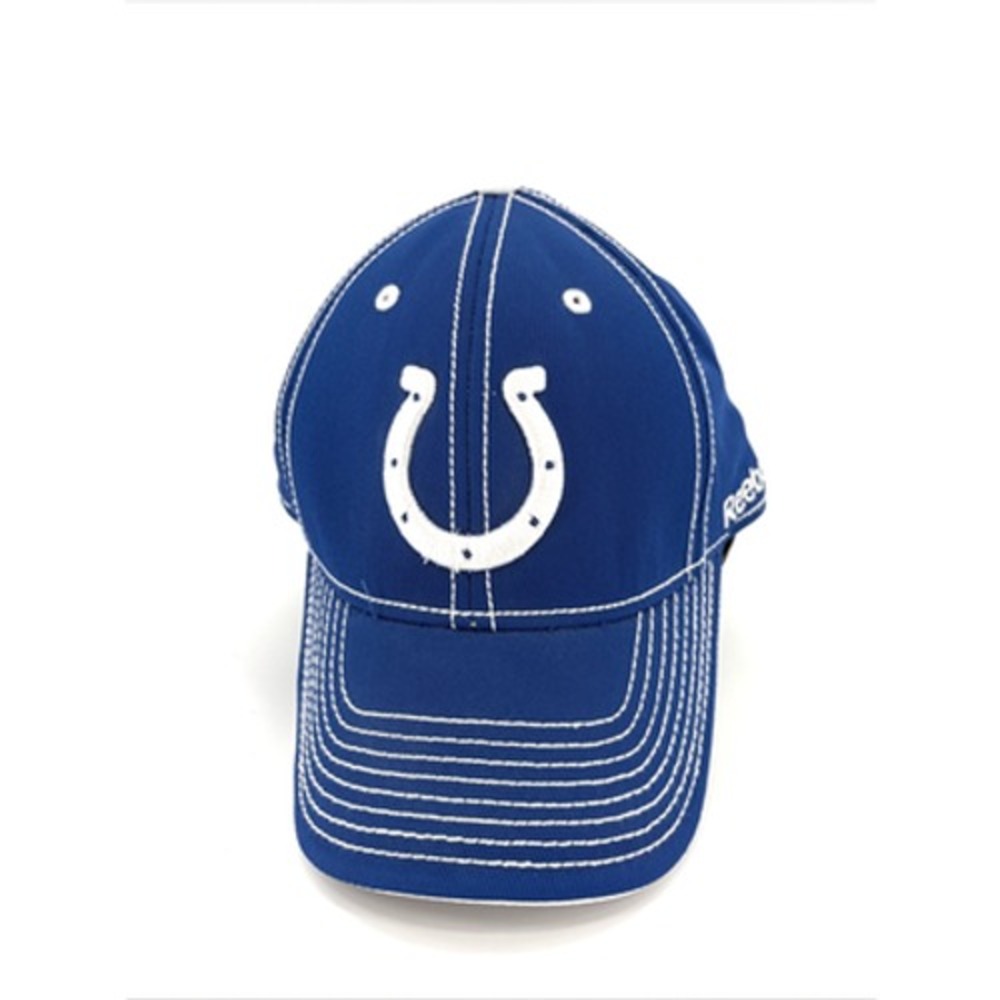 Indianapolis Colts Team Apparel Reebok NFL Hat Cap Blue Fitted AFC
